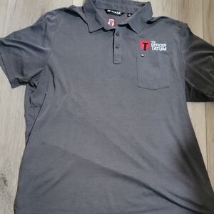 Travis Mathew Charcoal Golf and Casual Polo Shirt Branded Size XXL